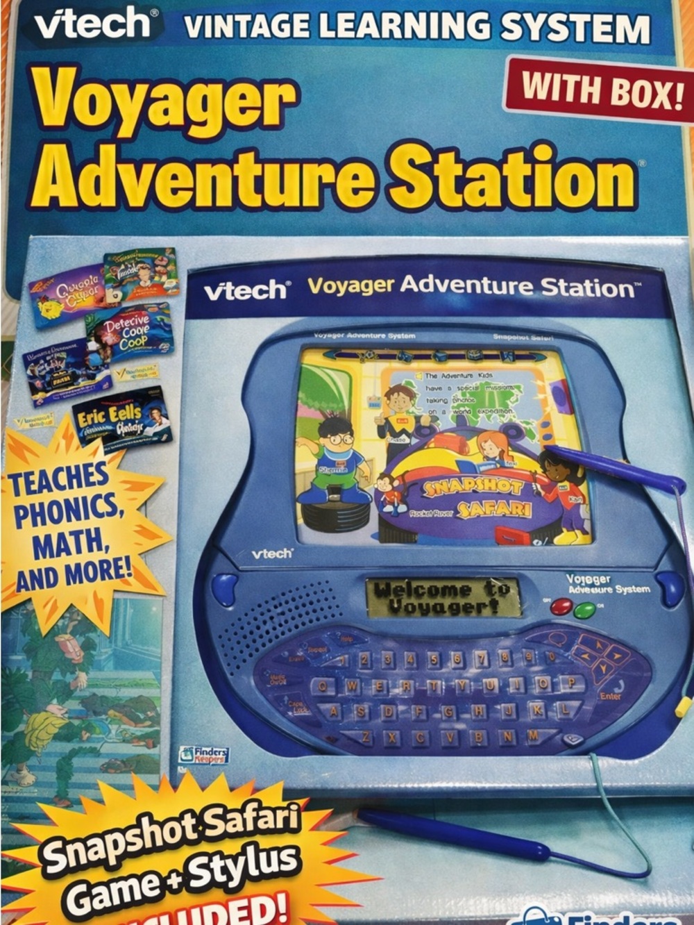 VTech Voyager Adventure Station Learning System  Vintage Kids Laptop Toy NIB